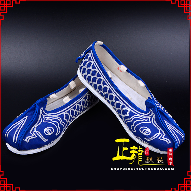 新沂戏鞋舞台演出鞋水路英雄三义斋布底鱼鳞洒