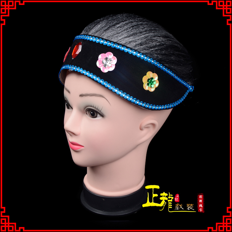 新沂老旦媒婆穷老太婆假发套 老旦头套