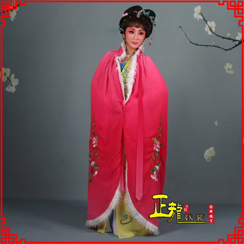 新沂小花旦绣花斗篷 花旦披风