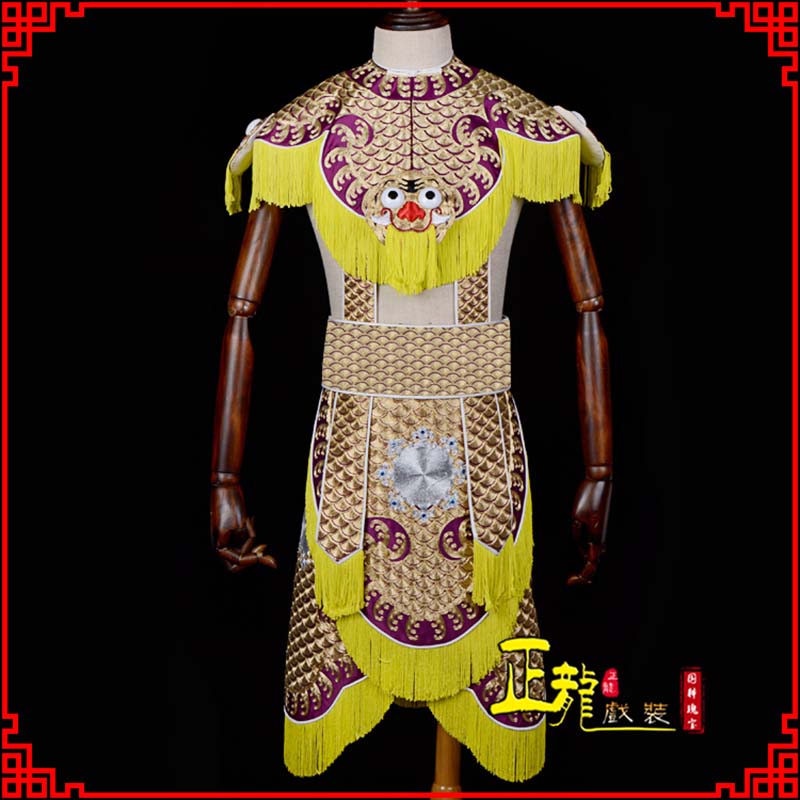 新沂武将士兵云肩鱼鳞侉子